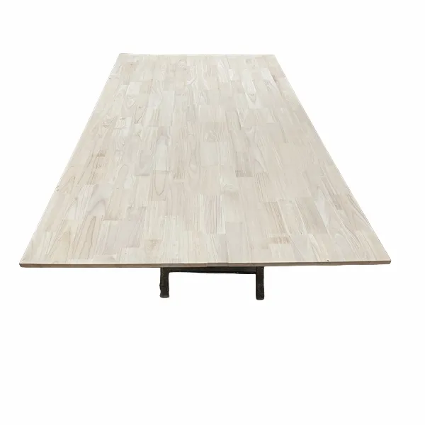 Neapstrādātas koksnes krāsas gumijas koka panelis