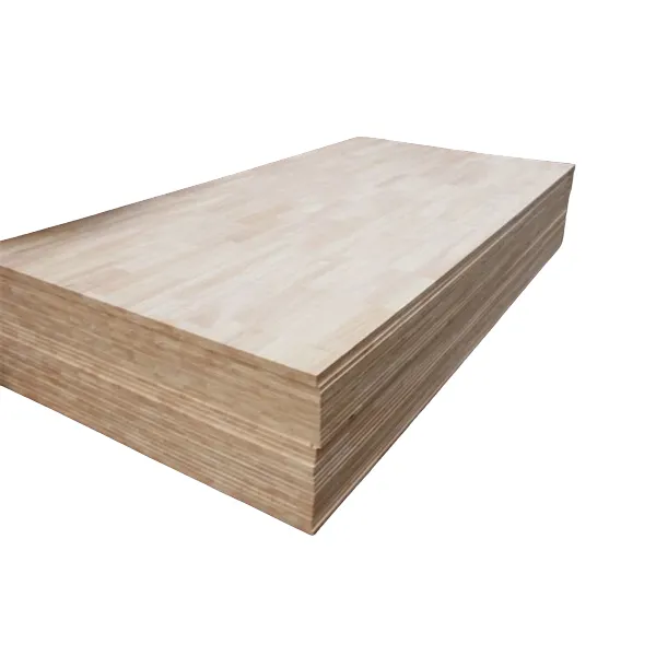 Gumijas koka malu līmētā plāksne